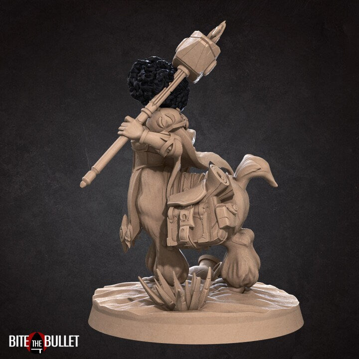 Centaur Alpaca Paladin - Unpainted Miniature