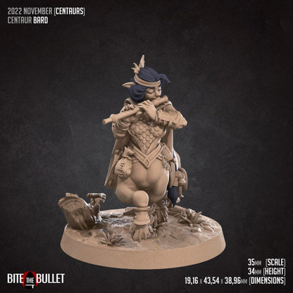 Centaur Bard - Unpainted Miniature