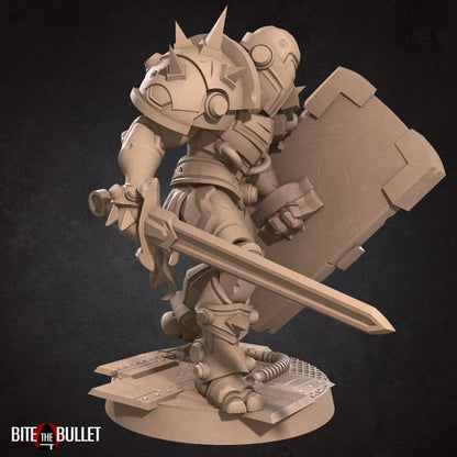 Warforged Warrior - Unpainted Miniature