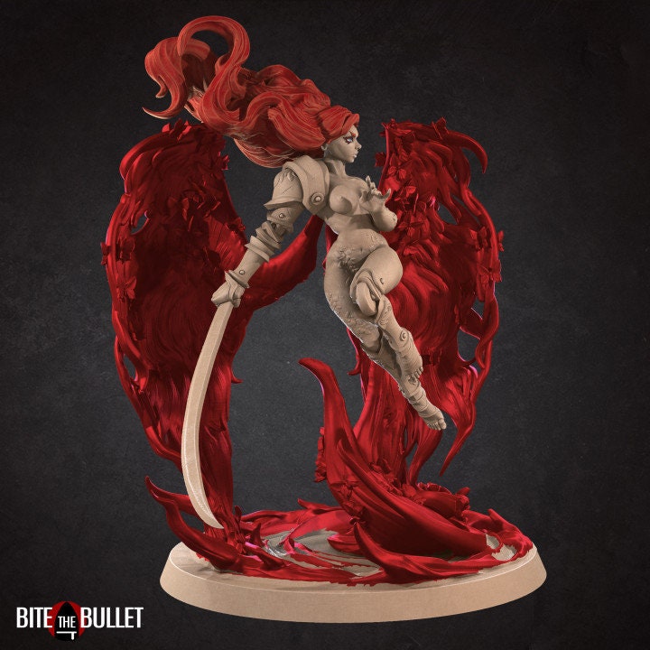 Morgana the Scarlet Godess - 4 Poses - Pinup - Unpainted Miniature