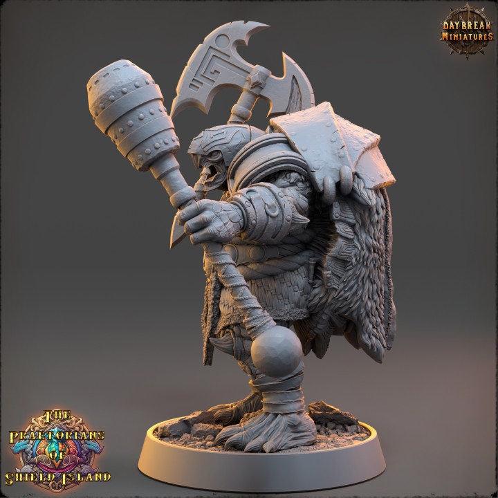 Bazo - The Praetorians of Shield Island - Unpainted Miniature