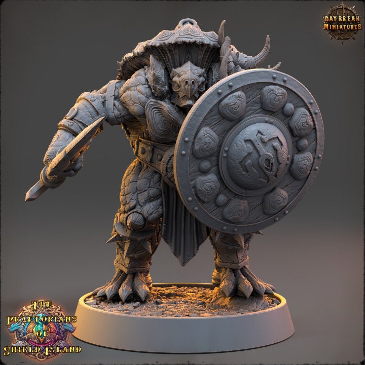 Wecto - The Praetorians of Shield Island - Unpainted Miniature