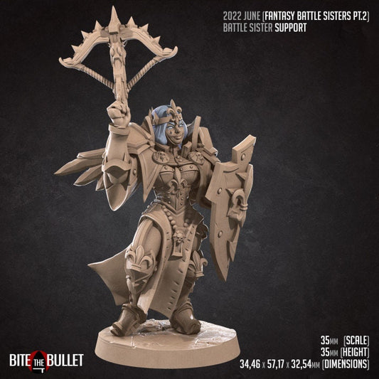 War Sister Support Cleric- Unpainted Miniature