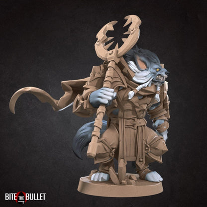 White Fang, the Worgen Warrior - Unpainted Miniature