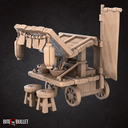 Ramen Cart - Unpainted Miniature