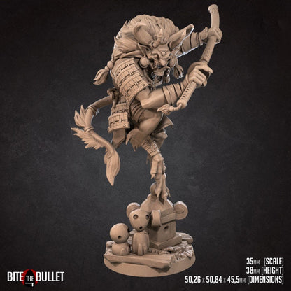 Oni Samurai - Unpainted Miniature