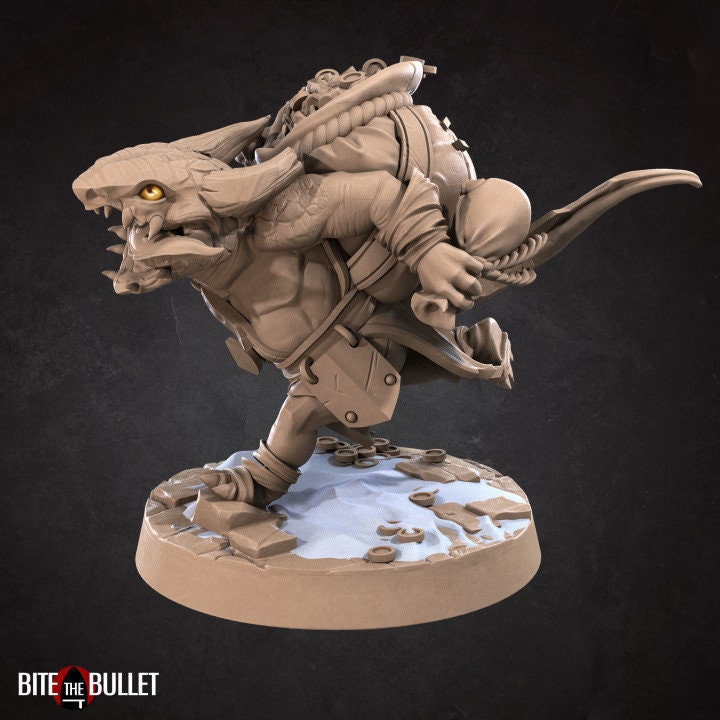 Kobold Rogue with Alternate Christmas Version - Unpainted Miniature