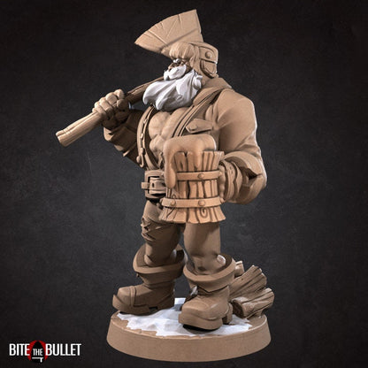 Klaus the Lumberjack - Unpainted Miniature