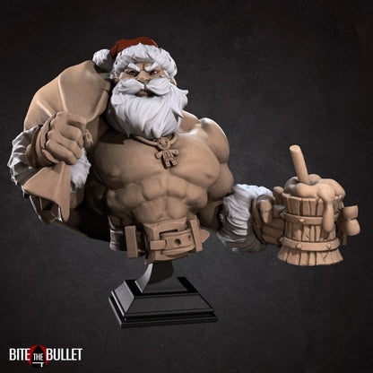 Klaus, the Sexy Santa Bust