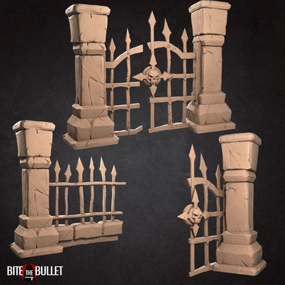 Crypt Terrain - Vampire Set - Unpainted Miniature