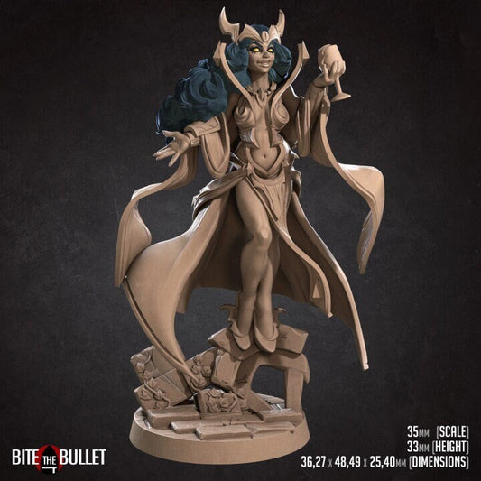 Vampire Sorceress - Unpainted Miniature