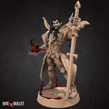 Dorian, the Vampire Knight - Unpainted Miniature