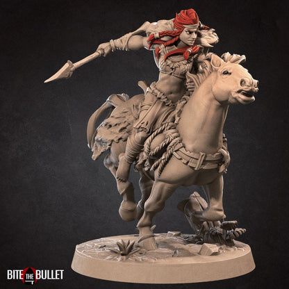 Anira, the Amazon Queen - Unpainted Miniature