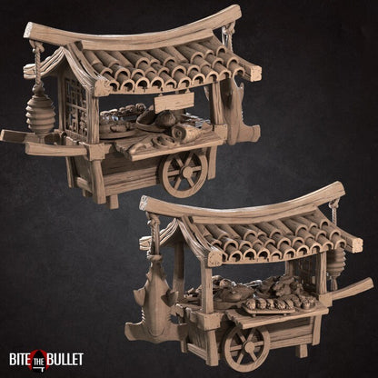 Sushi Cart - Unpainted Miniature