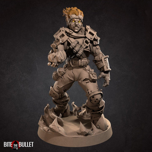 Fire Genasi Artificer - Unpainted Miniature