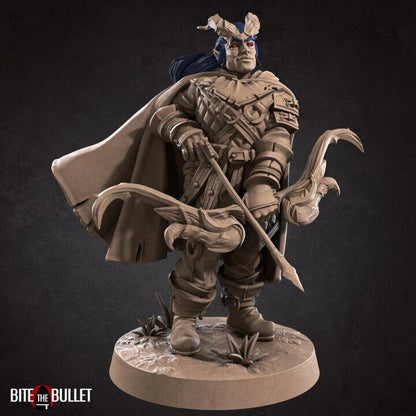 Tiefling Ranger - Unpainted Miniature