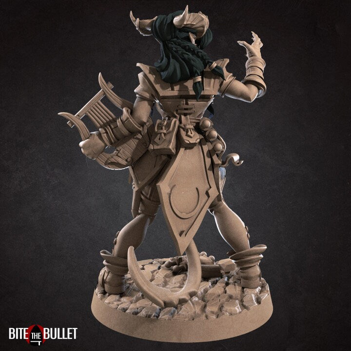 Tiefling Bard - Unpainted Miniature