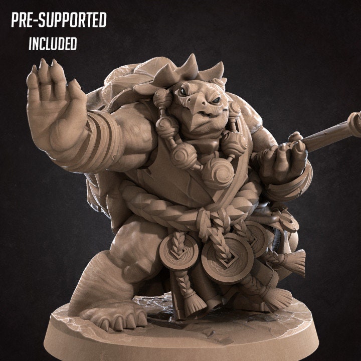 Tortle Monk - Unpainted Miniature