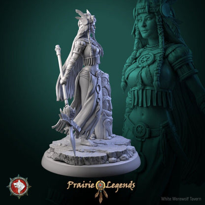 Naira Muna - Native Woman - Unpainted Miniature