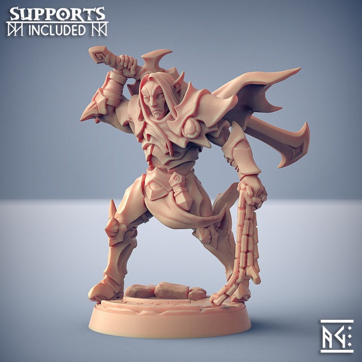 Ashen Alfar Inquisitor - Pose B - Unpainted Miniature