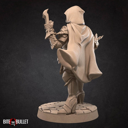 Hero Assassin - Female Rogue - Unpainted Miniature