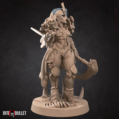 Hero Necromancer - Human Necromancer - Unpainted Miniature