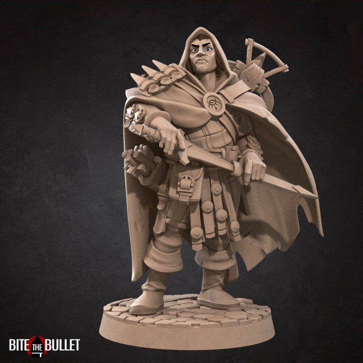 Hero Rogue - Male Rogue - Unpainted Miniature