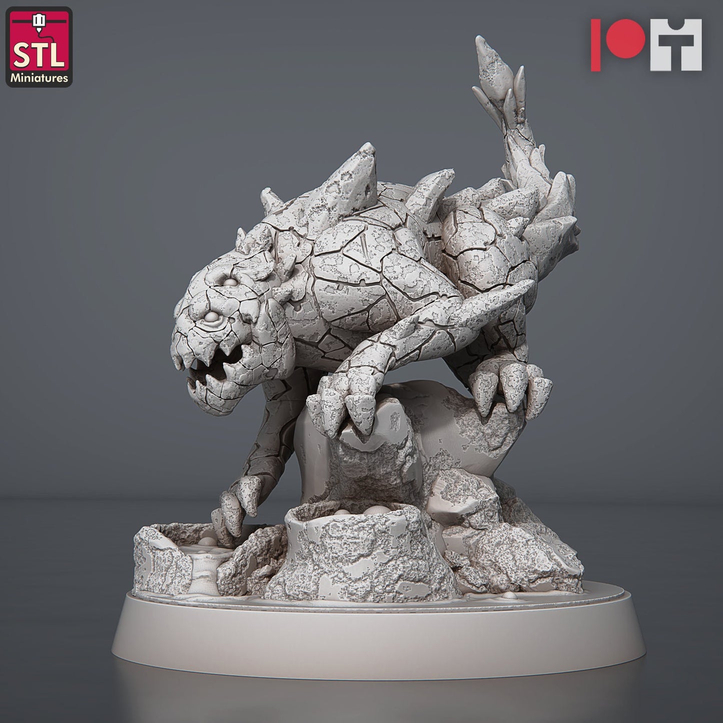 Magmite - Pose B - Unpainted Miniature