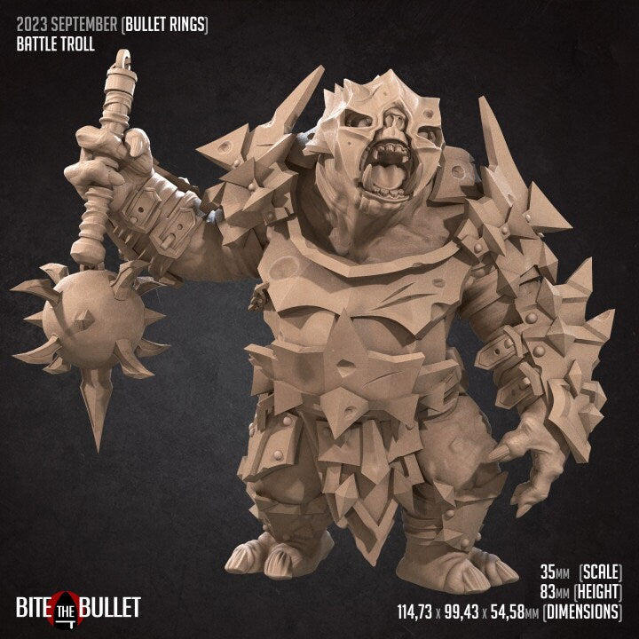 Battle Troll - Unpainted Miniature