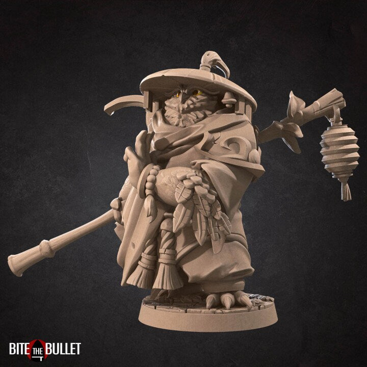 Owlfolk Monk - Unpainted Miniature