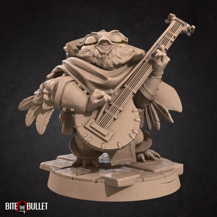 Owlfolk Bard - Unpainted Miniature