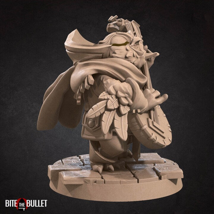 Owlfolk Bard - Unpainted Miniature