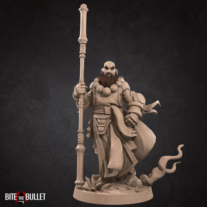 Hero Monk - Male Monk - Unpainted Miniature