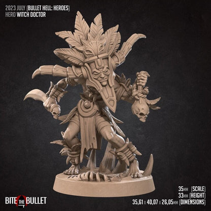 Witch Doctor - Unpainted Miniature