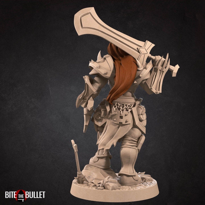 Hero Barbarian - Unpainted Miniature