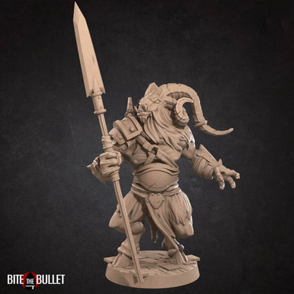 Goatman Boss - Unpainted Miniature