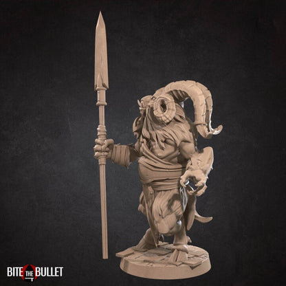 Goatman Boss - Unpainted Miniature