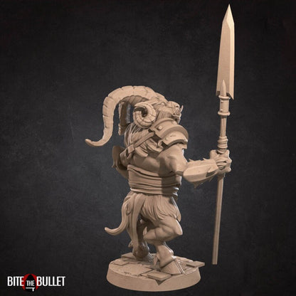 Goatman Boss - Unpainted Miniature