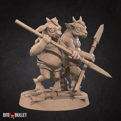 Goatman Kids - Unpainted Miniature