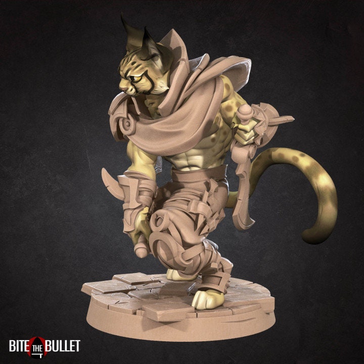 Tabaxi Rogue - Unpainted Miniature