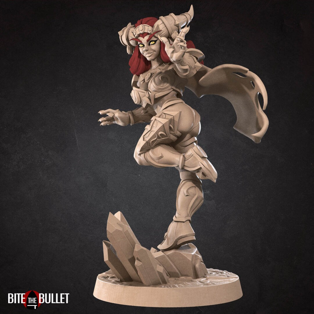 The Fire Queen - Pinup - Unpainted Miniature