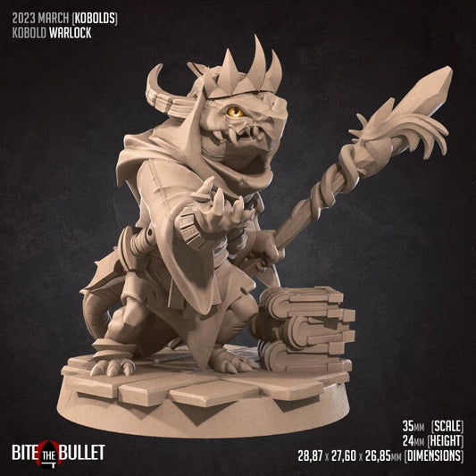 Kobold Warlock - Unpainted Miniature