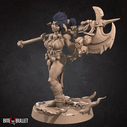 Gaby, the Goblinoid Queen - Unpainted Miniature