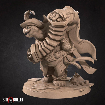 Turtle Bard - Unpainted Miniature