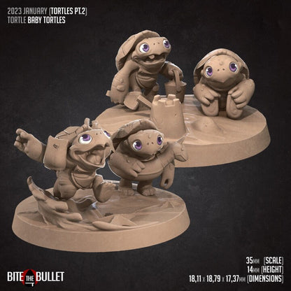 Turtle Kids - Unpainted Miniature