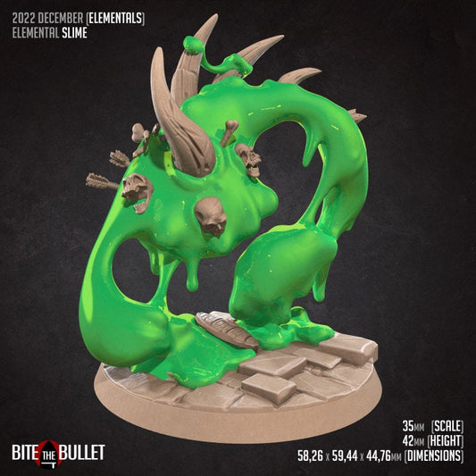 Slime Elemental - Unpainted Miniature