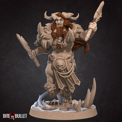 Centaur Barbarian - Unpainted Miniature