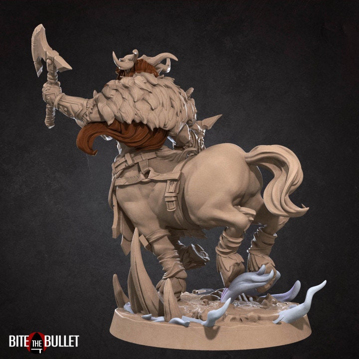 Centaur Barbarian - Unpainted Miniature