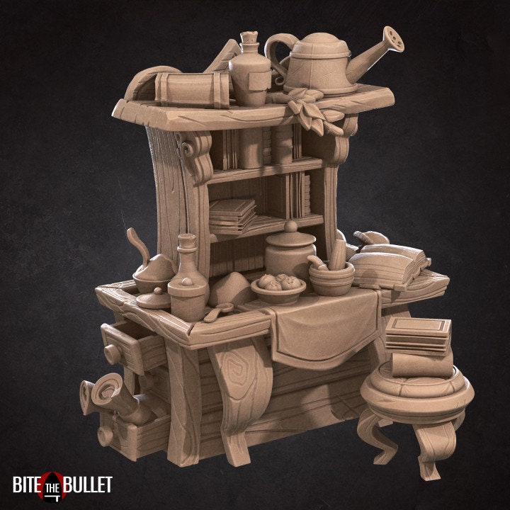 Potion Seller Set - Unpainted Miniature