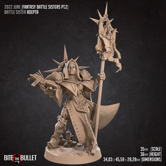 War Sister Adepta - Unpainted Miniature